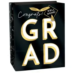 Congrats Grad Medium Gift Bag with Tag, 1ct