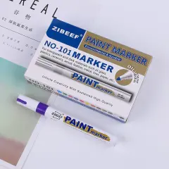 Permanent Paint Marker Pen for Car Tire, Rubber, Metal, Wood 2(purple)