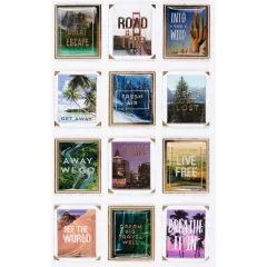 Jolee's Boutique Travel Photo Posters Dimensional Stickers