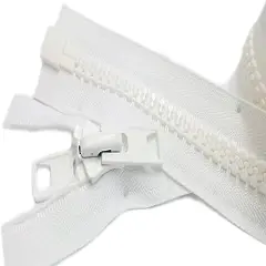Bimini Top #10 White Marine Double Pull Zipper 66" ~ YKK Zipper