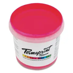 Permaprint Premium Screen Ink - Glow Magenta, 1 L