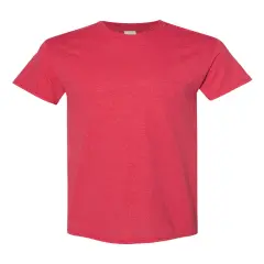 Gildan&reg; Heavy Cotton Crewneck Short Sleeve Tee Heather red