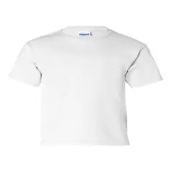 Gildan&reg; Ultra Cotton Youth Crewneck Short Sleeve T-Shirt White