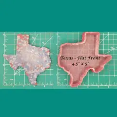 Texas - Flat Front - Silicone Freshie Mold
