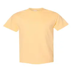 Gildan&reg; Heavy Cotton Short Sleeve T Shirt, Classic Crewneck Tee for Everyday Comfort and Style Yellow haze