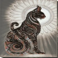 Bead Embroidery Kit - Bast in the night