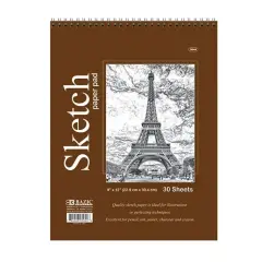 Sketch Book Paper Pad 30 Sheets 9"x12" Drawing Notebook Sketchbook