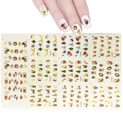 Wrapables Fingernail Tattoo Christmas Nail Art 2 (11 Designs/220 Nail Tattoos)