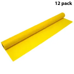 Solid Color Table Cover Roll - 40 Inch x 300 Feet | A Stylish Table Ensemble Canary yellow