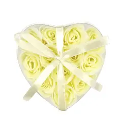Wrapables Scented Rose Soaps (Set of 12), Ivory