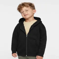 Rabbit Skins&reg; Toddler Full Zip Fleece Hoodie - 3346 Black