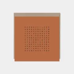 Thank You Dad Word Search Father's Day Card