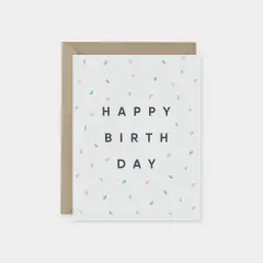 Modern Colorful Happy Birthday Card
