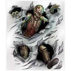 Beistle - Zombie Insta-Mural - 5' x 6' - 6 Pack