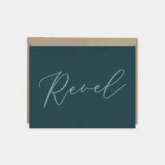 "Revel" Party Invitation Card