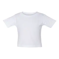 BELLA + CANVAS&reg; Infant Jersey Tee Crewneck Short Sleeve T-Shirt White