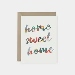 Home Sweet Home Patchwork Pattern Card,