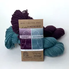 Wool Tincture Dye Color Pack Pairings Garnet-moonbow