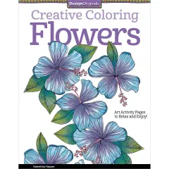Flowers Creative Coloring Book-Softcover