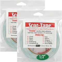 Multipack of 2 - Scor-Tape-.5"X27yd