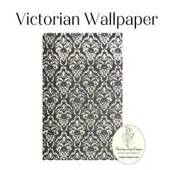 Victorian Wallpaper Decoupage Paper for Crafting and Mixed Media