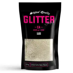 Matt Gold Premium Glitter Multi Purpose Dust Powder 100g / 3.5oz for use with Arts & Crafts Wine Glass Decoration Weddings Cards Flowers Cosmetic Face Body (PACKAGING MAY VARY)
