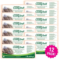 Multipack of 12 - Super Sculpey Living Doll Clay 1lb-Baby