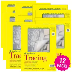 Multipack of 12 - Strathmore Tracing Paper Pad 9"X12"-50 Sheets