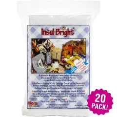 Multipack of 20 - Warm Company Insul-Bright Insulated Lining-36"X45"