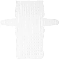 CousinDIY Clear Plastic Canvas Shape - One13" x 14" Clutchbag Purse