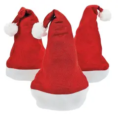 Fabulous Felt Santa Hats (1 dz)