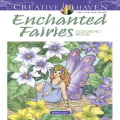Creative Haven: Enchanted Fairies Coloring Book-Softcover
