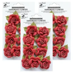 Pack of 3 - Little Birdie Karin Paper Flowers 8/Pkg-Love and Roses