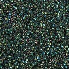 Miyuki Delica Bead 11/0 - DB0027 - Metallic Dark Green Iris