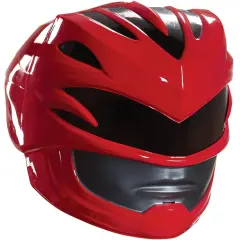 Adult's Mens Power Rangers Movie Red Ranger Helmet Costume Accessory