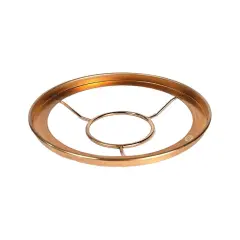 7" Solid Brass Oil Lamp Shade Ring