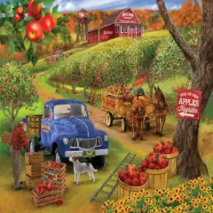 Sunsout Pick Ur Own Apples 500 pc Large Pieces Jigsaw Puzzle 31955