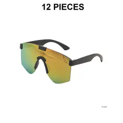 Retro Mirrored Sunglasses - 6 Pc.