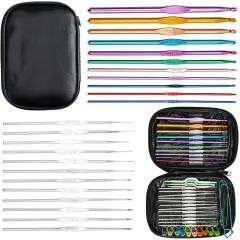 100pcs Tool Set Aluminum Crochet Hooks