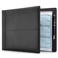 7-Ring Business Check Binder Portfolio