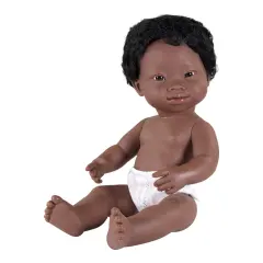 Miniland Doll with Down Syndrome - African Boy 15"