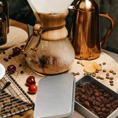 6 Pack Stainless steel Tins Cookie Tin Cans Storage Container for Treats, Gifts, Candle, Favors and Crafts, Silver, 4.9 x 3.7 x 1.6 Inches