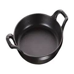 STAUB Cast Iron 6-inch Round Gratin Baking Dish