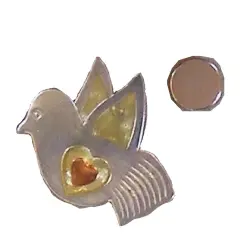 Puffin & Company Needle Nanny/Brooch - Dove Multicolor