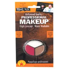 3 Color Water Washable Costume Makeup White Flesh Red