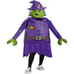 Child's Girls Classic Iconic LEGO&reg; Witch Minifigure Costume