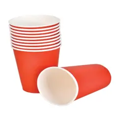 Lot 25 New Red Birthday Party Paper Beer Beverage Drinking 9oz Cup
