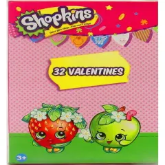 Shopkins 32 Pack Of Valentines Day Cards