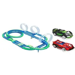 Wave Racers Mega-Match Raceway With Track And Vehicles Playset