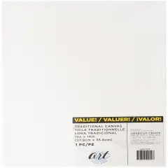 American Crafts Art Supply Basics Traditional Canvas-11"X14"